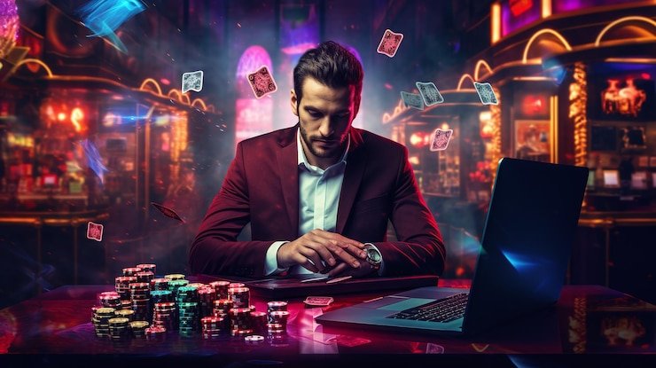 mpocash login Dadu Online live-dealer studio with professional croupier and three-dice cage under HD lighting